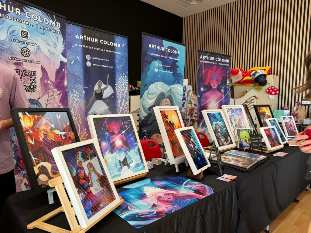 Marché de Noël des Eparres, en décembre 2025. Photo de Arthur Colomb, illustrateur.